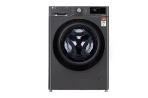 LG 9Kg Front Load Washing Machine, AI Direct Drive™, Middle Black