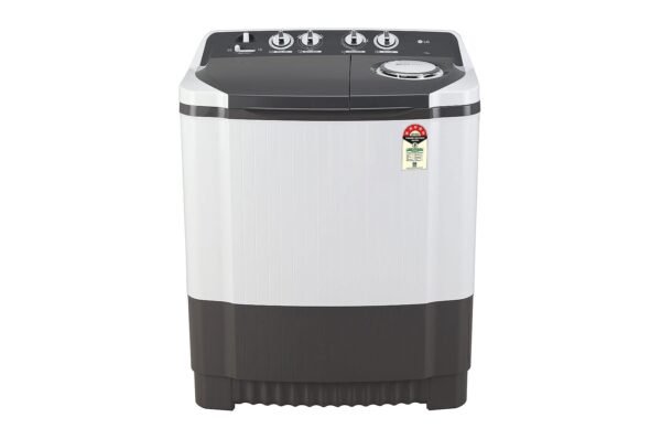 LG 7.5Kg Semi Automatic Washing Machine, Roller Jet Pulsator, Dark Gray