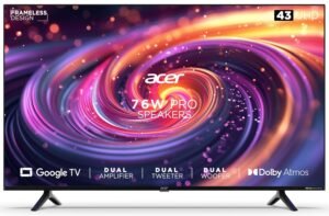 Acer  (43 inches) H PRO Series 4K Ultra HD Smart LED Google TV