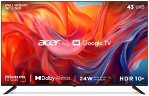 Acer (43 inches) G Series 4K Ultra HD Smart LED Google TV