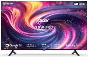 Acer  (50 inches) H PRO Series 4K Ultra HD Smart LED Google TV