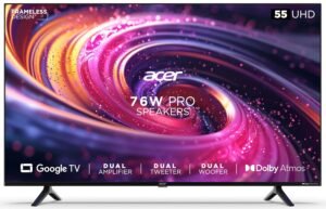 Acer  (55 inches) H PRO Series 4K Ultra HD Smart LED Google TV