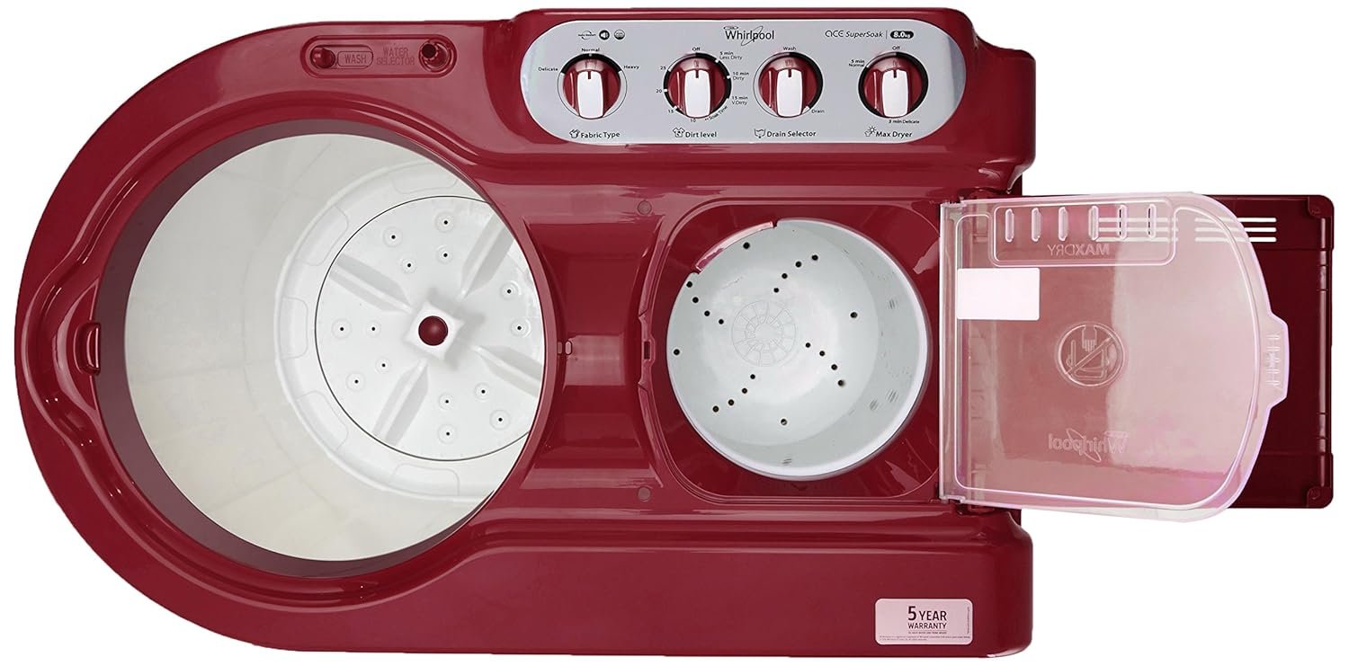 Whirlpool 8 Kg Semi Automatic with Extra Soak time - Ace Super Soak - Image 3