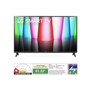 LG 80cm (32) Smart HD TV (LR576), α5 Gen6 AI Processor, 60Hz Refresh Rate, Active HDR,AI Sound 2025