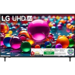 LG 108 cm (43) 4K UHD AI UA8200 Smart TV with α7 AI Processor Gen8, Filmmaker Mode with Dolby Atmos, 2025