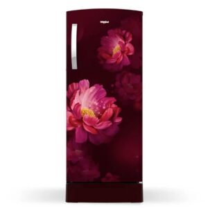 Icemagic Pro 192L 3 Star Single-Door Refrigerator with Base Drawer - Peony