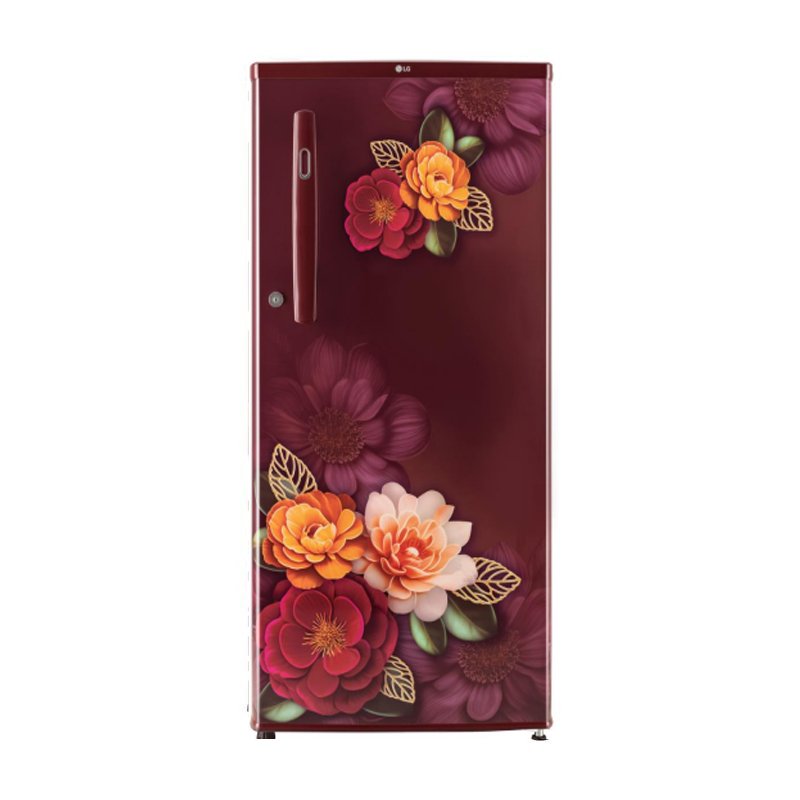 LG 185 L 3 Star Direct-Cool Single Door Refrigerator (GL-B199ORKD,Fast Ice Making)