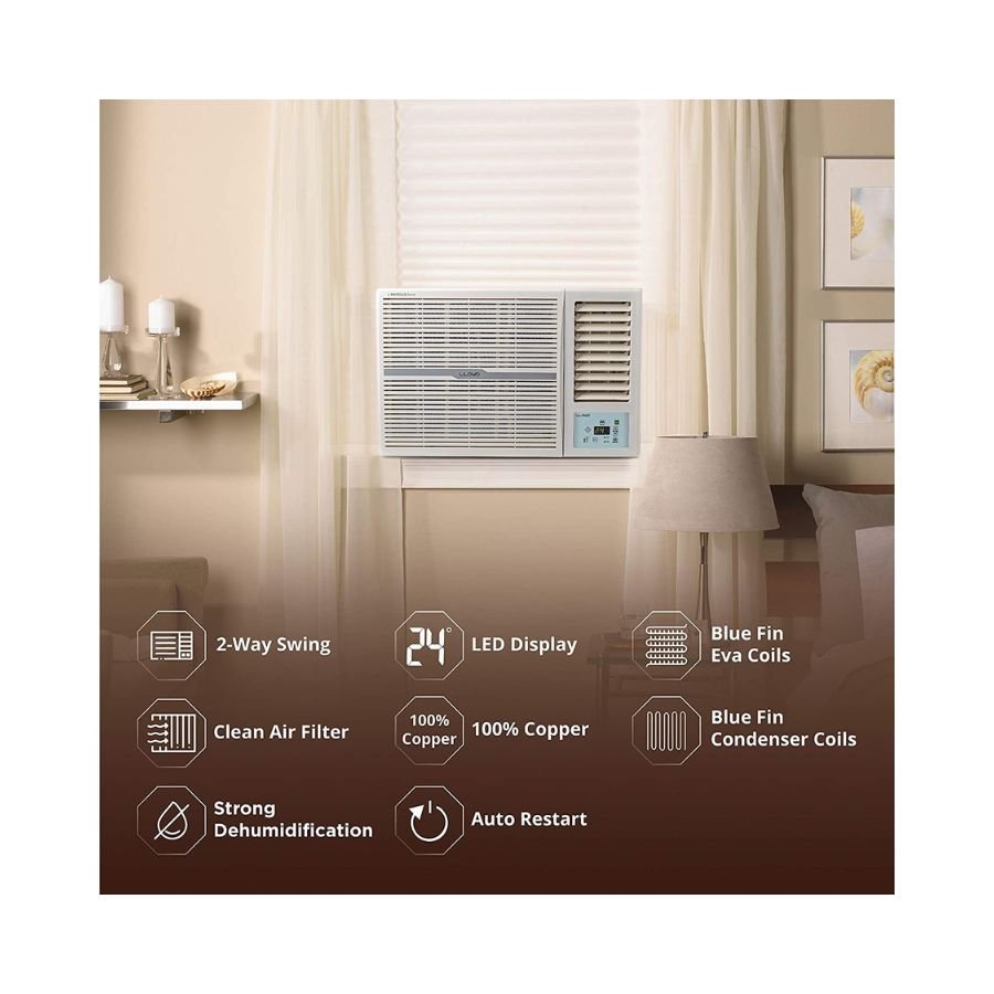Lloyd EW Series Fixed Speed Window AC 1.5 - 3 Star - Image 3