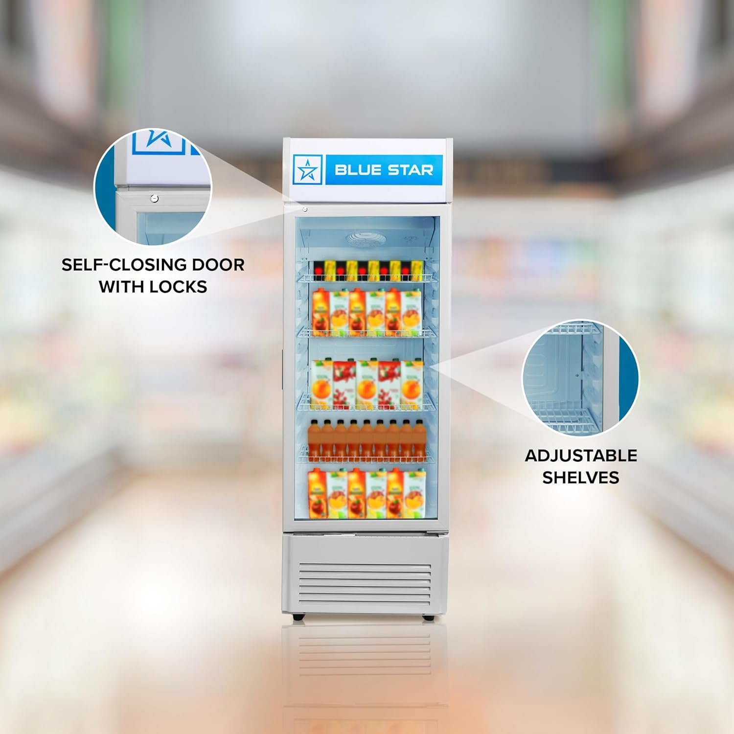 BlueStar SC Series | Floor Standing | Visi Cooler 448 Litres - Image 3