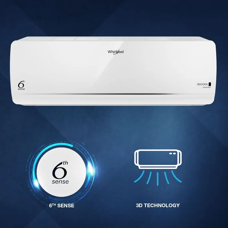 Whirlpool 3DCool 1.5T 5 Star Inverter Split Air Conditioner - 2025 Model - Image 2