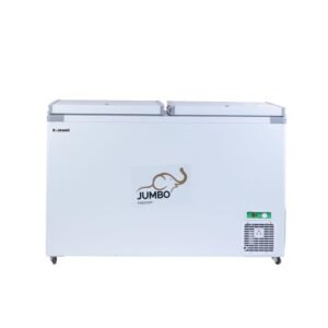 Rockwell 350DDU Double Door Deep Freezer, 5 Star Energy Efficiency, 4D Cooling, Low Power Consumption Convertible Chest Freezer