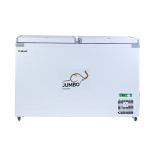 Rockwell 450DDU Hard Top Deep Freezer, Convertible Freezer and Cooler, Double Door with 4 Years Comprehensive Warranty, Low Power Consumption, Chest Freeze
