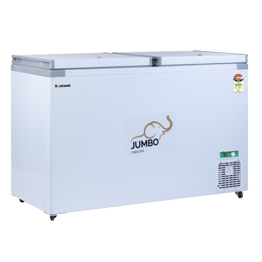 Rockwell 450DDU Hard Top Deep Freezer, Convertible Freezer and Cooler, Double Door with 4 Years Comprehensive Warranty, Low Power Consumption, Chest Freeze - Image 2