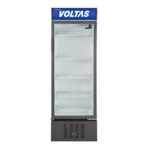 Voltas VC450 Frost Free Visi Cooler Single Door, 450 Liters, Black VC GT 450 SD PE METALLIC GREY