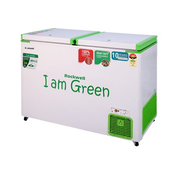 ROCKWELL, Convertible GREEN Deep Freezer, Double Door(294 L, 4 STAR) - Image 2