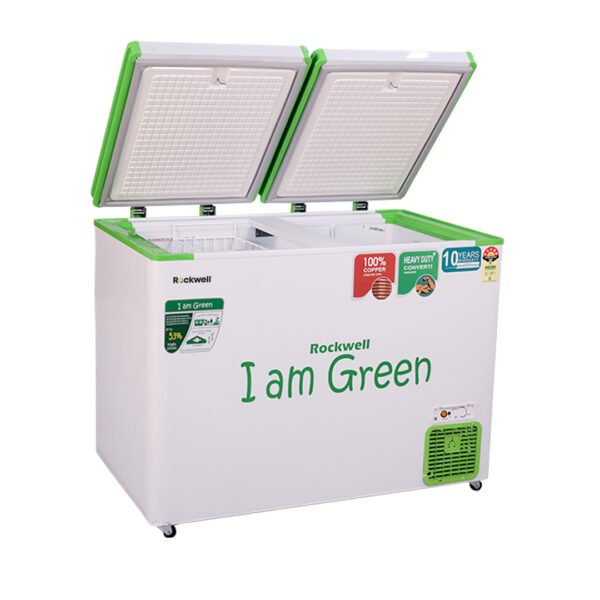 ROCKWELL, Convertible GREEN Deep Freezer, Double Door(294 L, 4 STAR) - Image 3