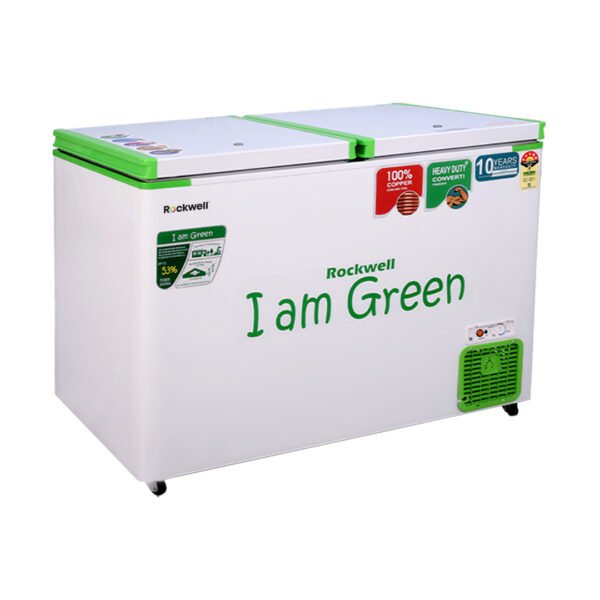 ROCKWELL, Convertible GREEN Deep Freezer, Double Door(294 L, 4 STAR) - Image 4