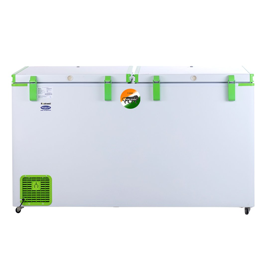 ROCKWELL 550DDUC, Convertible GREEN Deep Freezer, Double Door, with 10 yrs. Warranty on Cooling Coil and Upto 53% Power Saving - Image 2