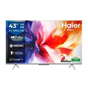 Haier  4K Ultra HD Smart Google TV With Hands Free voice Control (43 INCH, 108 CM)