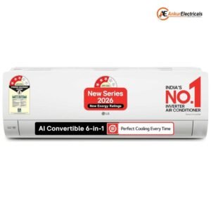 LG Inverter Split Air Conditioner, AI Convertible AC (1.0 Ton, 3 Star)