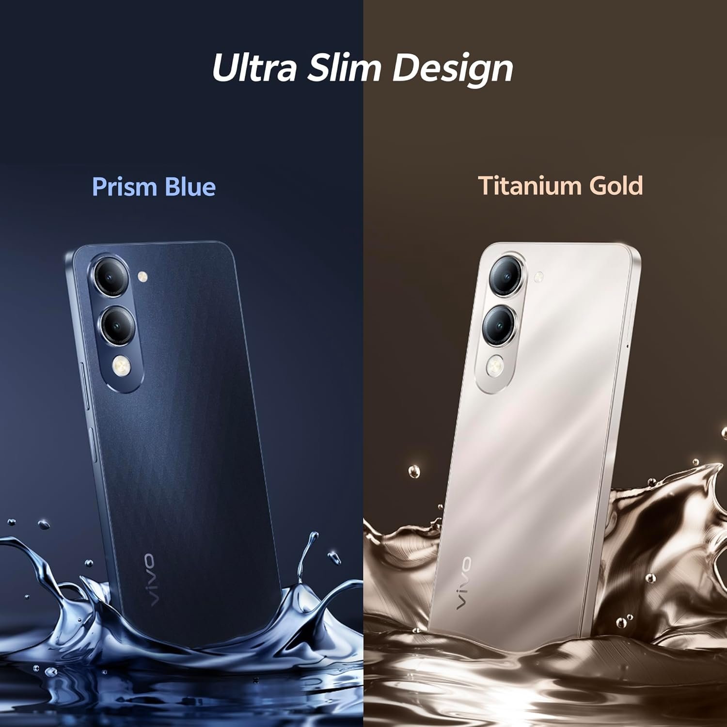 Vivo T4 Lite 5G Titanium Gold (6GB RAM,128GB Storage) - Image 4