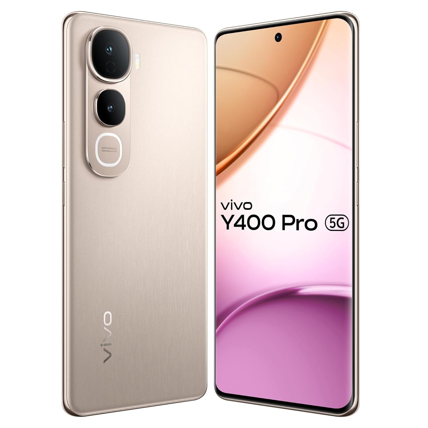 Vivo Y400 Pro 5G (Fest Gold, 8GB RAM, 128GB Storage) - Image 6