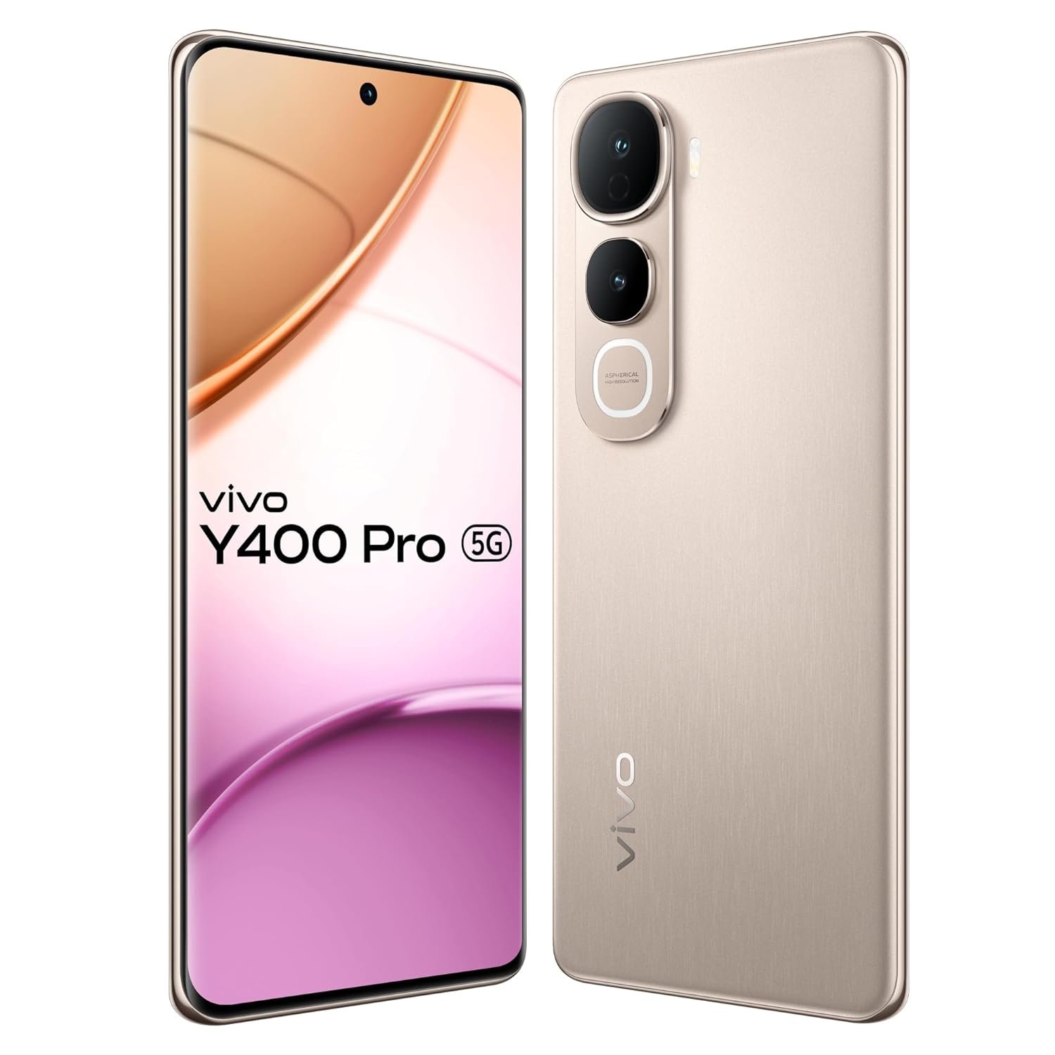 Vivo Y400 Pro 5G (Fest Gold, 8GB RAM, 128GB Storage) - Image 8