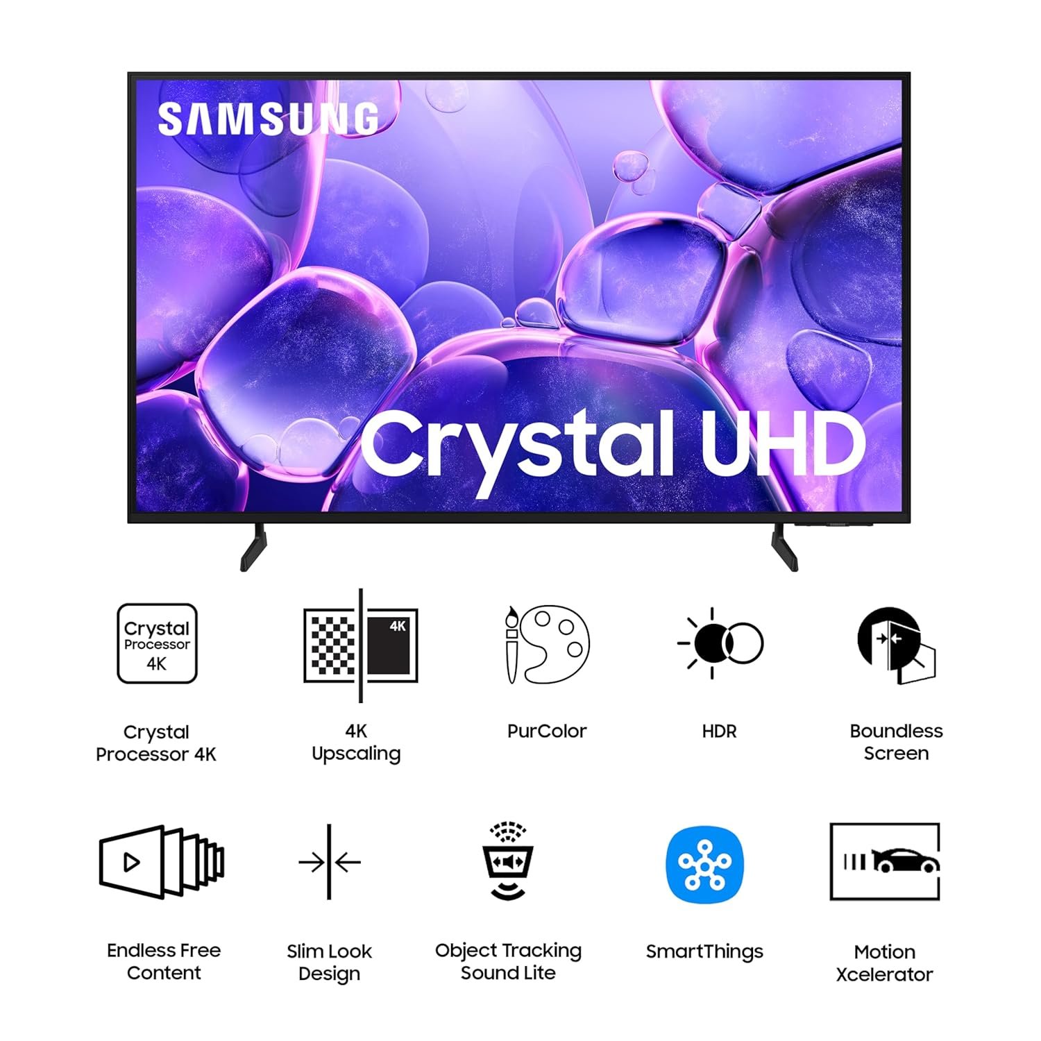 Samsung Crystal 4K Ultra HD Smart LED TV(65 inches, 163 cm) - Image 2