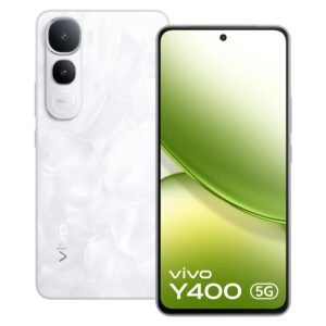 Vivo Y400 5G (Glam White, 8GB RAM, 128GB Storage)