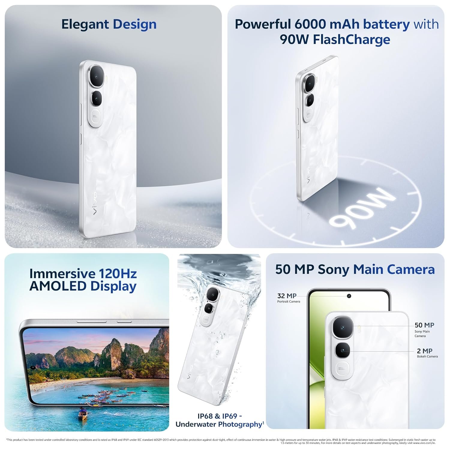 Vivo Y400 5G (Glam White, 8GB RAM, 128GB Storage) - Image 2