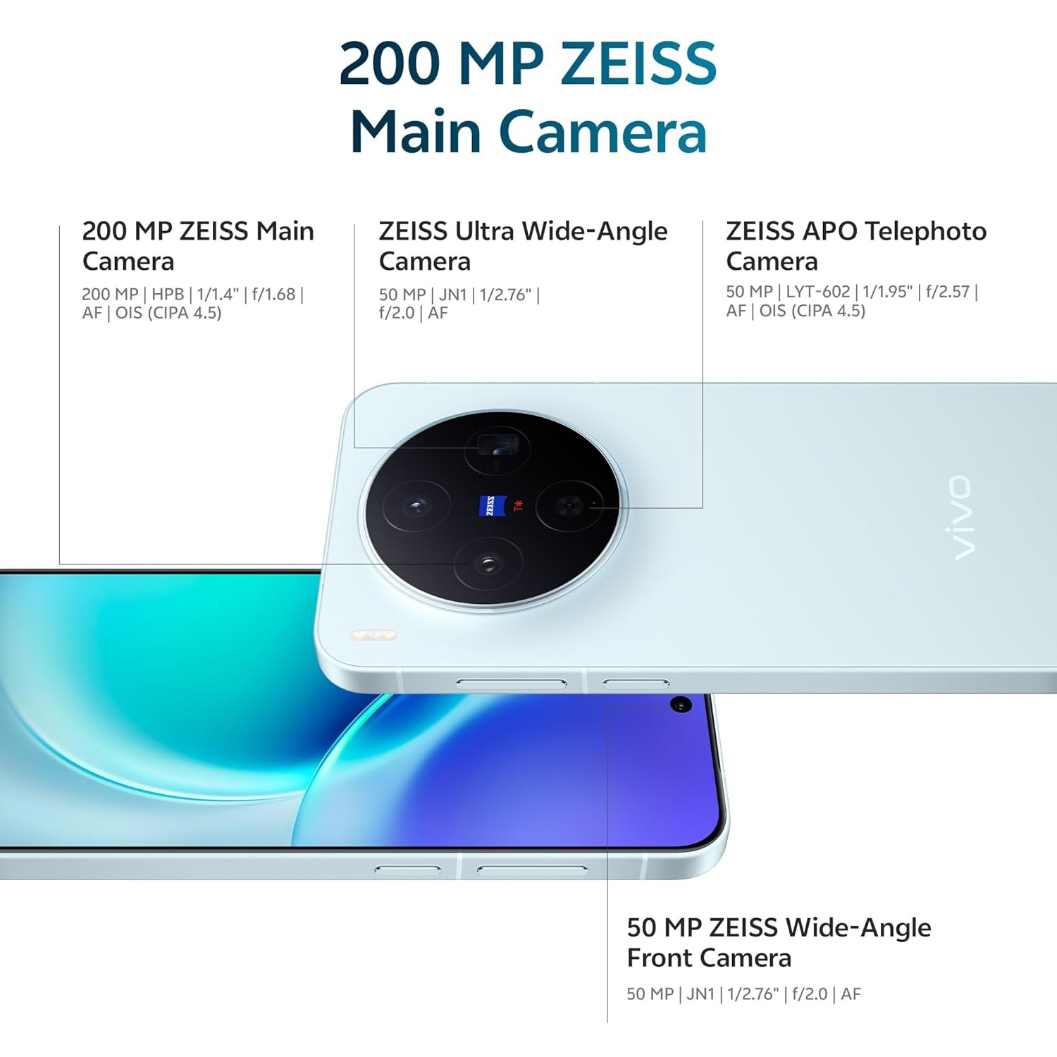 Vivo X300 5G (Mist Blue, 12GB RAM, 512GB Storage) - Image 5
