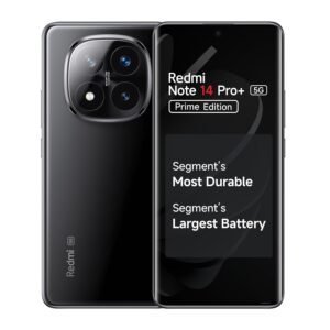 Redmi Note 14 Pro+ 5G Prime Edition (Titan Black, 8GB RAM, 256GB Storage, 6200mAh Battery)