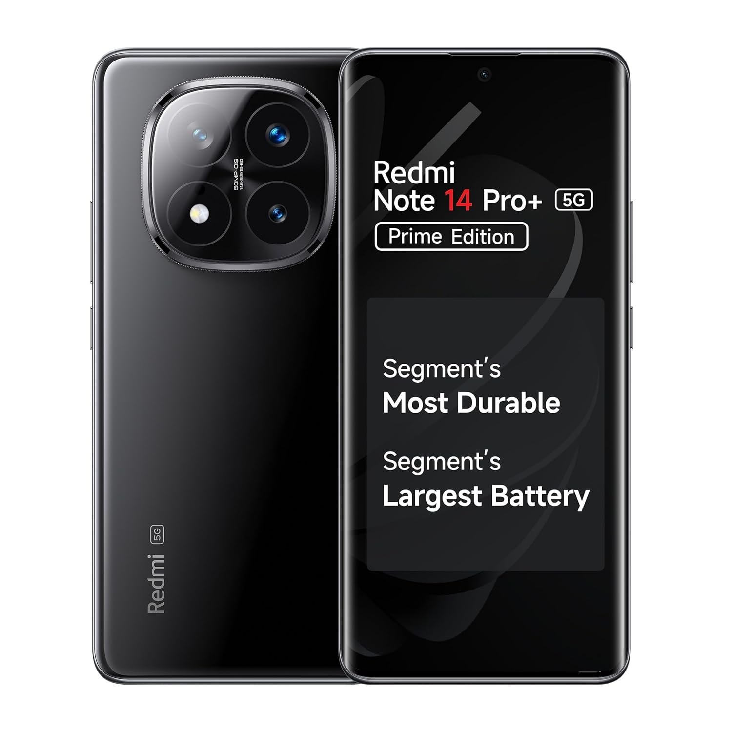 Redmi Note 14 Pro+ 5G Prime Edition (Titan Black, 8GB RAM, 256GB Storage, 6200mAh Battery)