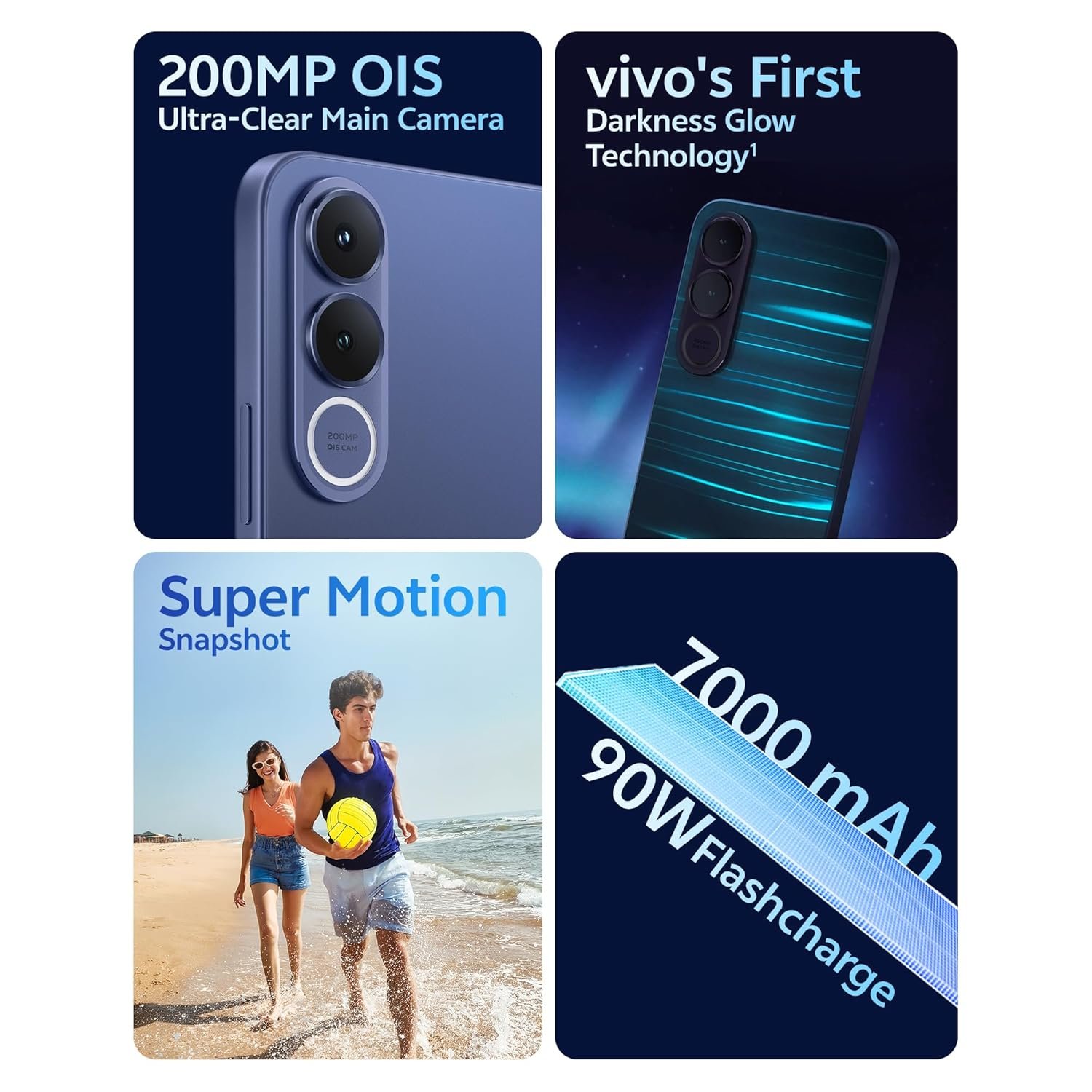 vivo V70 FE 5G (Monsoon Blue, 8GB RAM, 128GB Storage) - Image 2