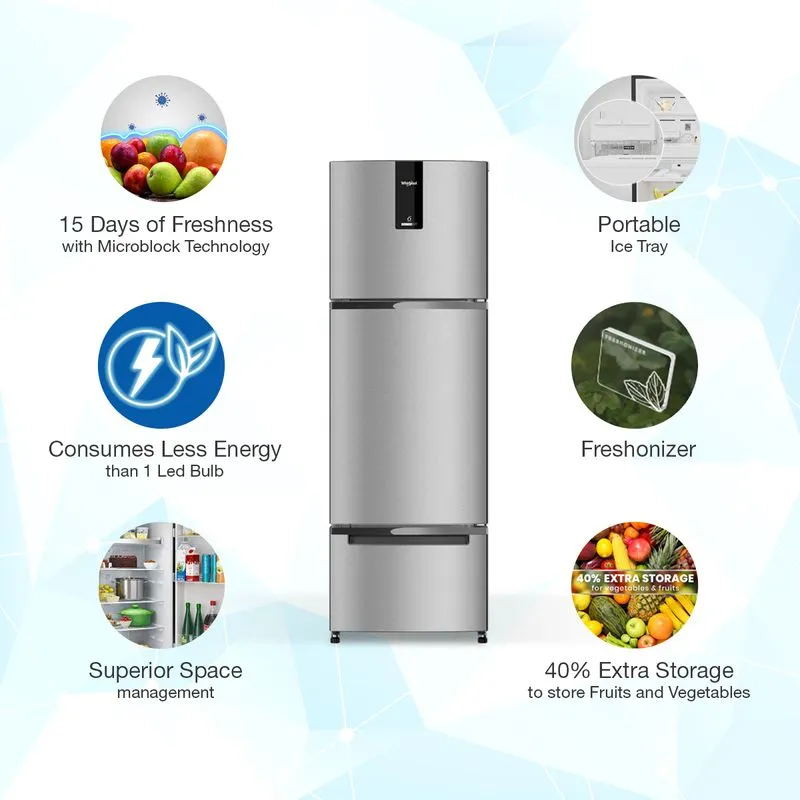 WHIRLPOOL * Protton NXT Frost Free Three-Door Refrigerator (237L, 2 Star) - Image 5