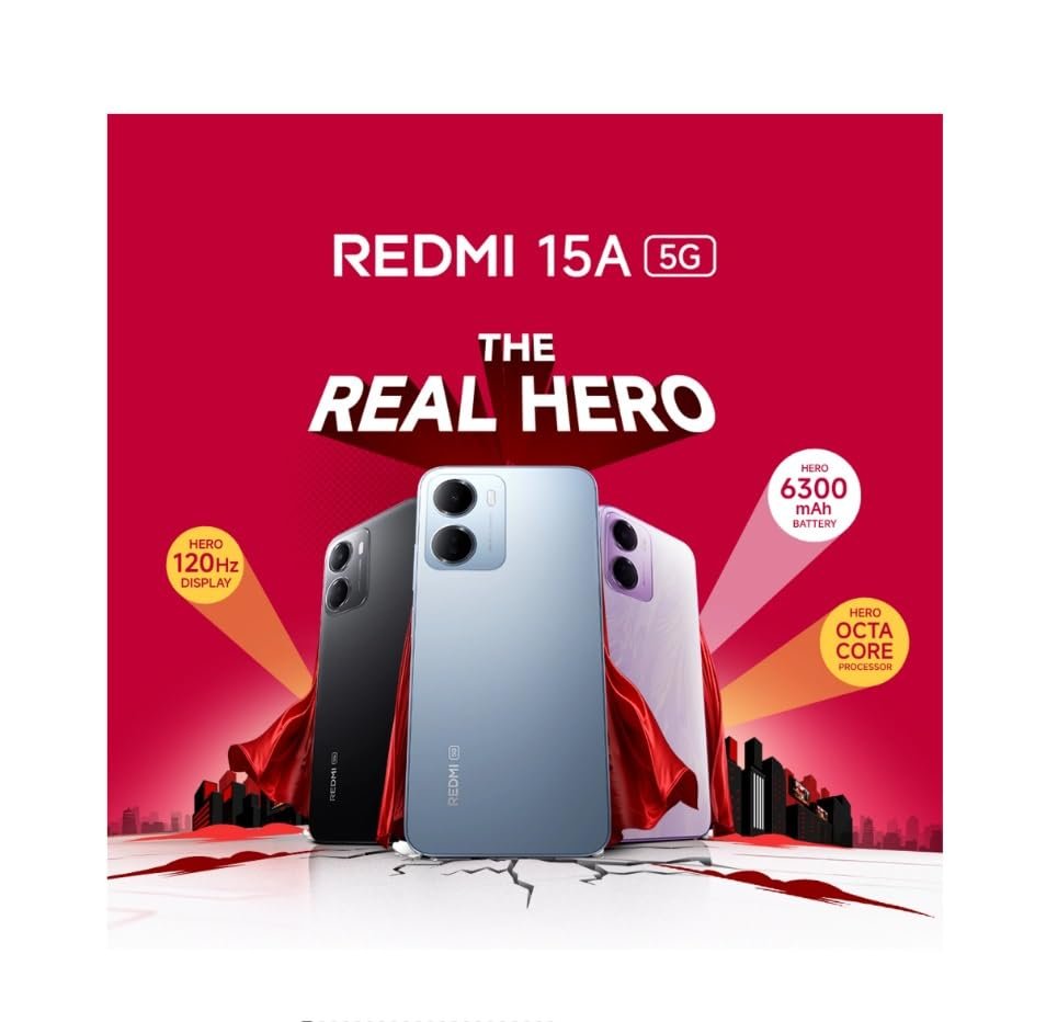 Redmi 15A 5G 6300mAh Battery (6GB RAM, 128GB Storage) - Image 7