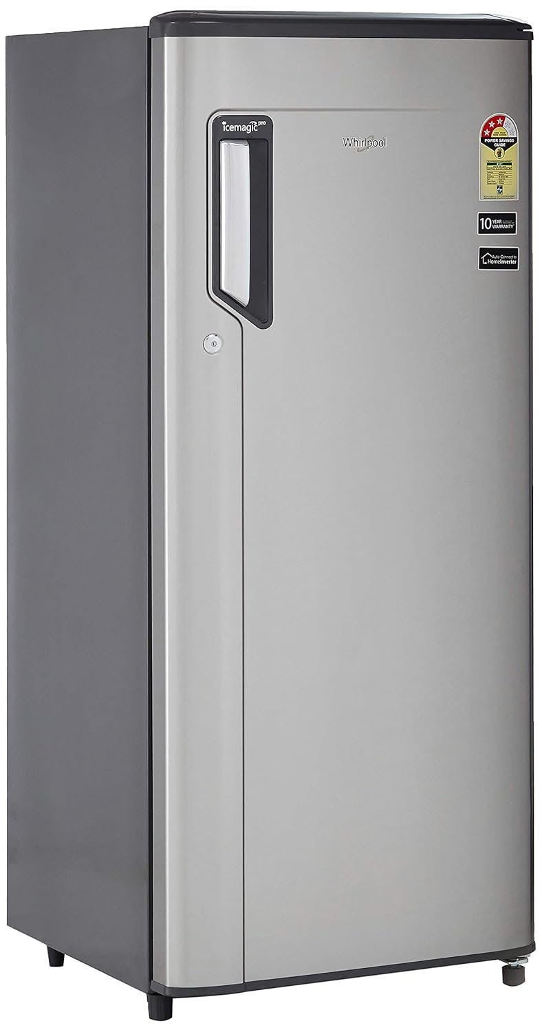 Whirlpool * 245 L 3 Star Direct-Cool Single Door Refrigerator (260 IMPRO PRM 3S ALPHA STEEL, Alpha Steel) - Image 2