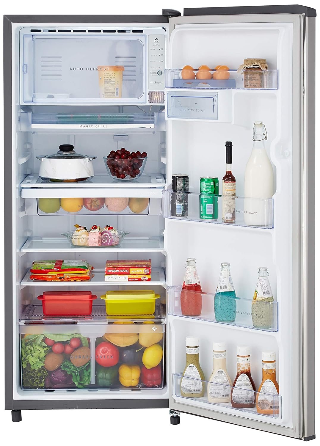 Whirlpool * 245 L 3 Star Direct-Cool Single Door Refrigerator (260 IMPRO PRM 3S ALPHA STEEL, Alpha Steel) - Image 4