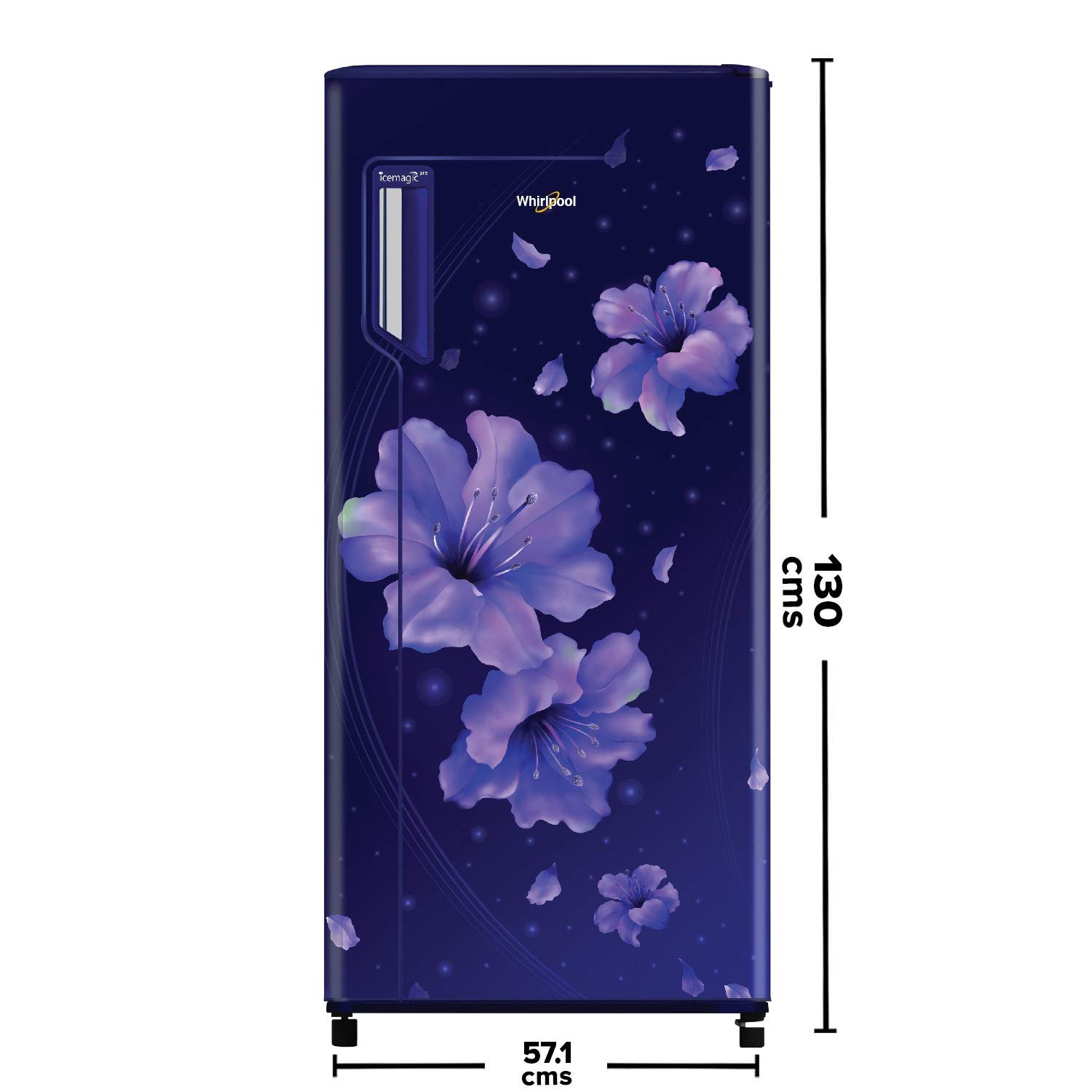Whirlpool * 245 L 3 Star Inverter Direct-Cool Single Door Refrigerator with Auto-Defrost Technology (260 ICEMAGIC PRO PRM 3S INV, Sapphire Hibiscus) - Image 2