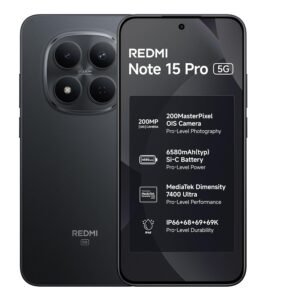 REDMI Note 15 Pro+ 5G (Carbon Black, 8GB+256GB, 6500mAh)