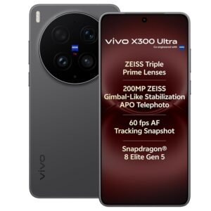vivo X300 Ultra 5G (Eclipse Black, 16GB RAM, 512GB Storage)