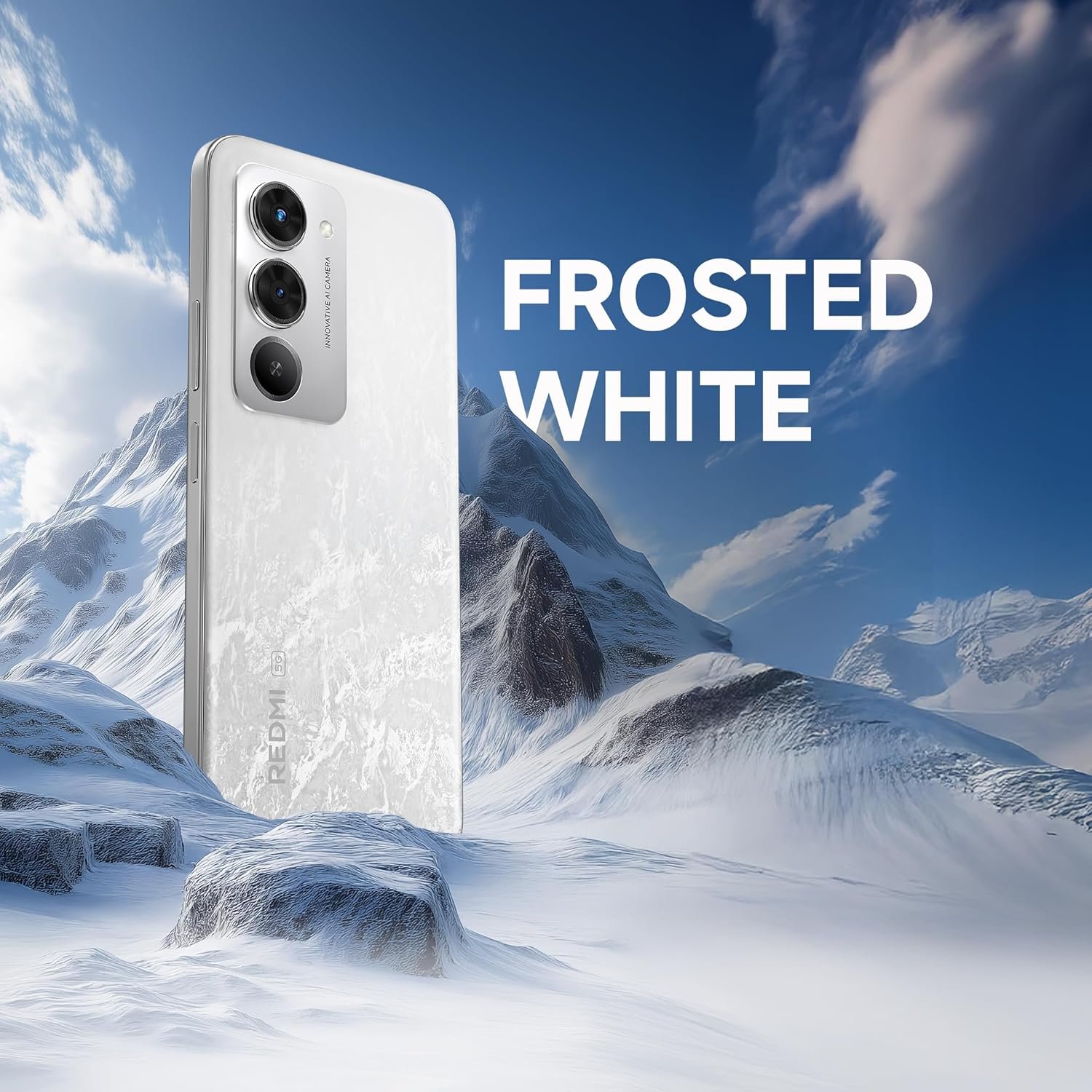 Redmi 15 5G 7000mAh Battery Frosted White (8GB RAM, 128GB Storage) - Image 4