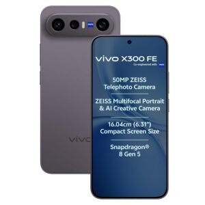 vivo X300 FE 5G (Noir Black, 12GB RAM, 512GB Storage)
