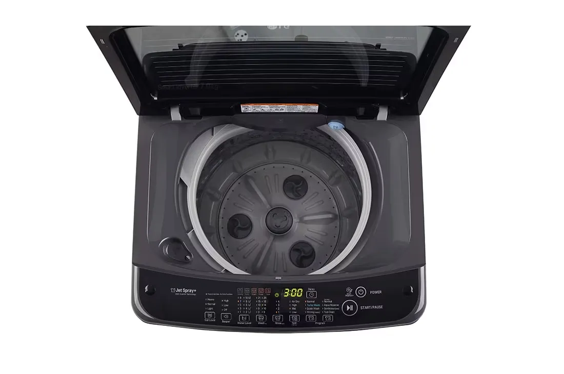 LG T70AJMB1Z 7.0 Kg Top Load Washing Machine with Auto Tub Clean , Color : Middle Black - Image 4
