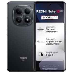 REDMI Note 15 5G (Black, 8GB RAM, 256GB Storage, 5520mAh Battery)